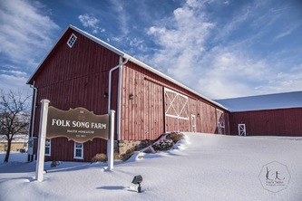 Winter scenes from Folk Song Farm
